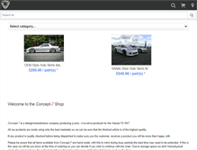 Tablet Screenshot of concept-7.com